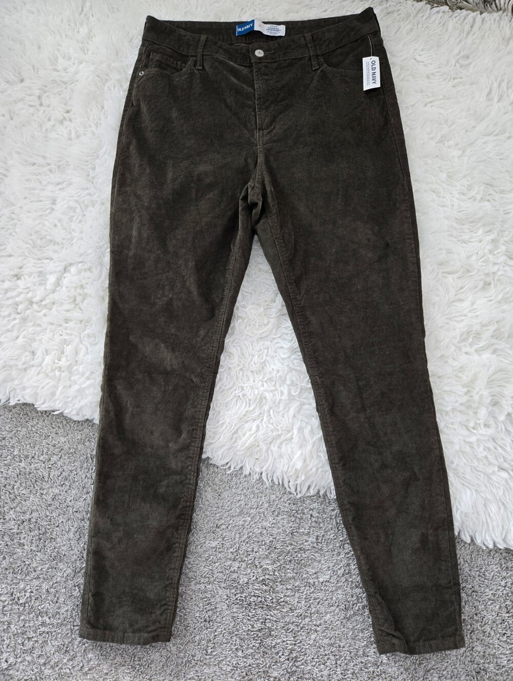 Old Navy Corduroy HIGH-RISE ROCKSTAR SUPER SKINNY SECRET-SMOOTH POCKETS Jeans 14